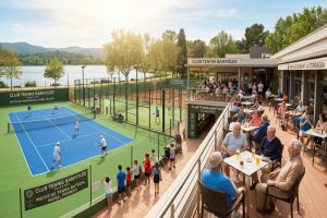 gente mayor que juega al tennis en banyoles